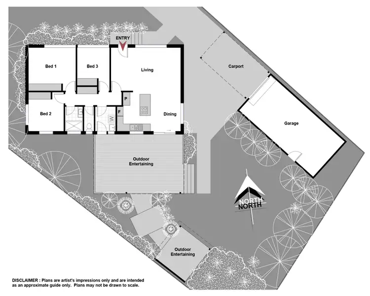 Floorplan of Homely house listing, 14 Woollum Crescent, Rivett ACT 2611