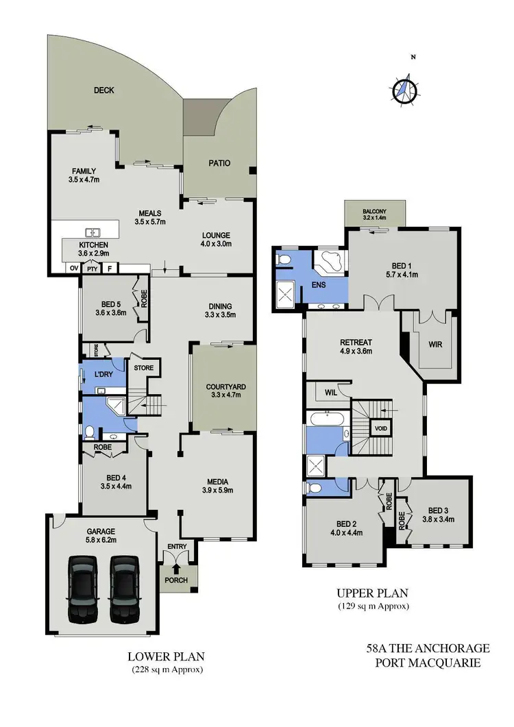 Floorplan of Homely house listing, 58a The Anchorage, Port Macquarie NSW 2444
