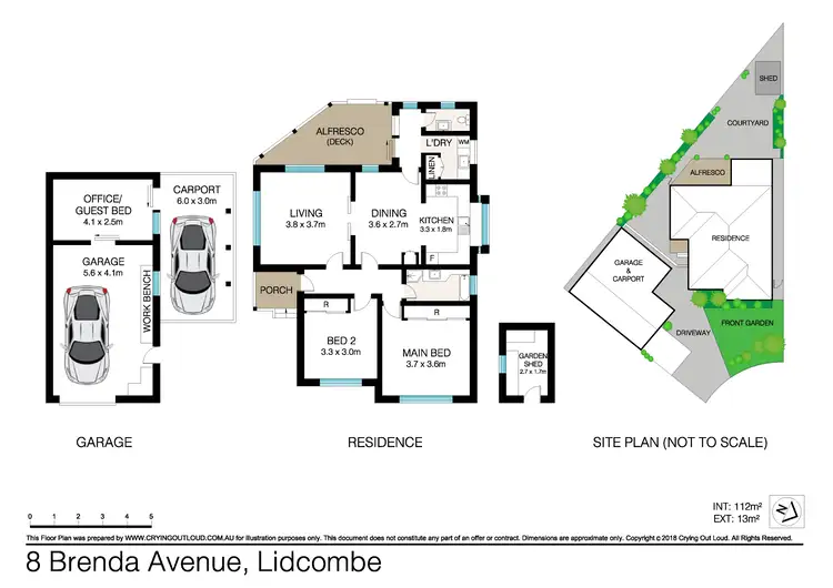 Floorplan of Homely house listing, 8 Brenda Avenue, Lidcombe NSW 2141