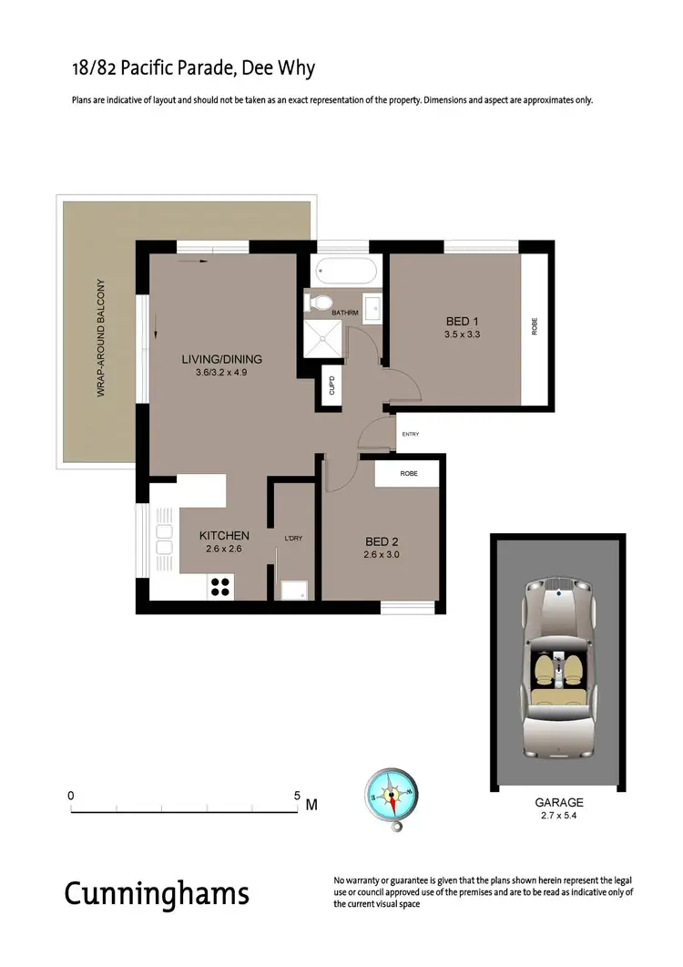 Floorplan of Homely apartment listing, 18/82 Pacific Parade, Dee Why NSW 2099