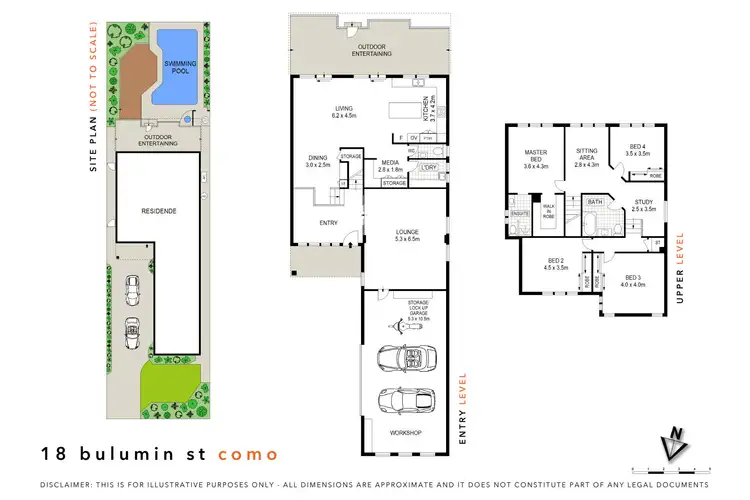 Floorplan of Homely house listing, 18 Bulumin Street, Como NSW 2226