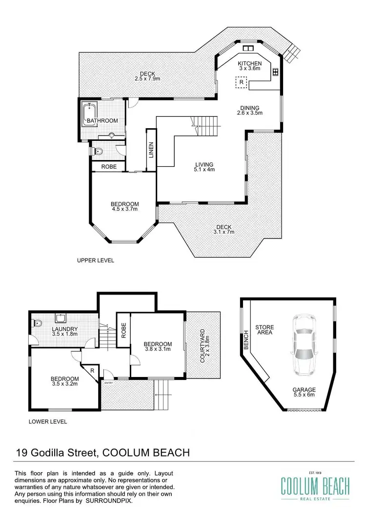 Floorplan of Homely house listing, 19 Godilla Street, Coolum Beach QLD 4573