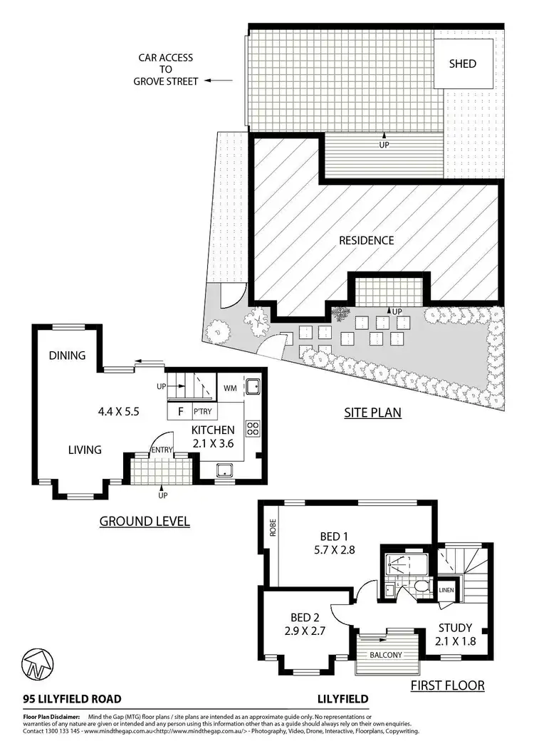 Floorplan of Homely house listing, 95 Lilyfield Road, Lilyfield NSW 2040
