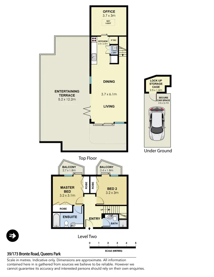Floorplan of Homely apartment listing, 39/173-179 Bronte Road, Queens Park NSW 2022