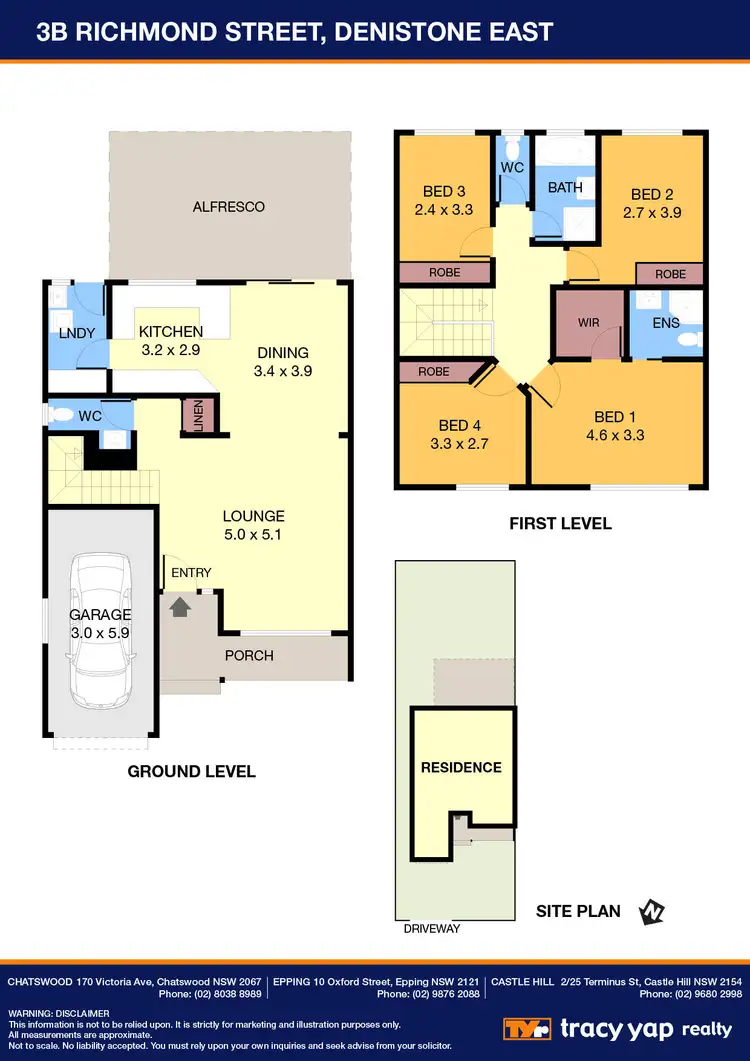 Floorplan of Homely house listing, 3b Richmond Street, Denistone East NSW 2112