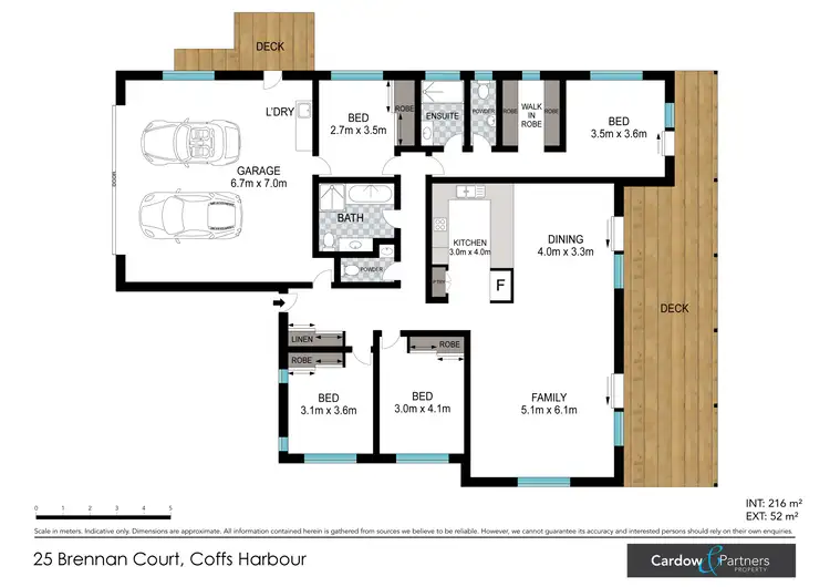 Floorplan of Homely house listing, 25 Brennan Court, Coffs Harbour NSW 2450