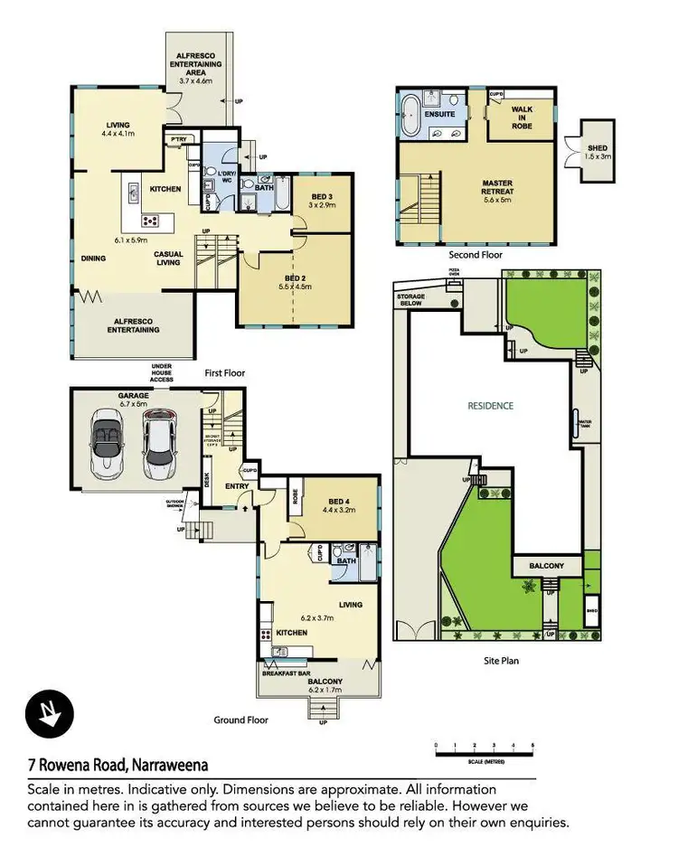 Floorplan of Homely house listing, 7 Rowena Road, Narraweena NSW 2099