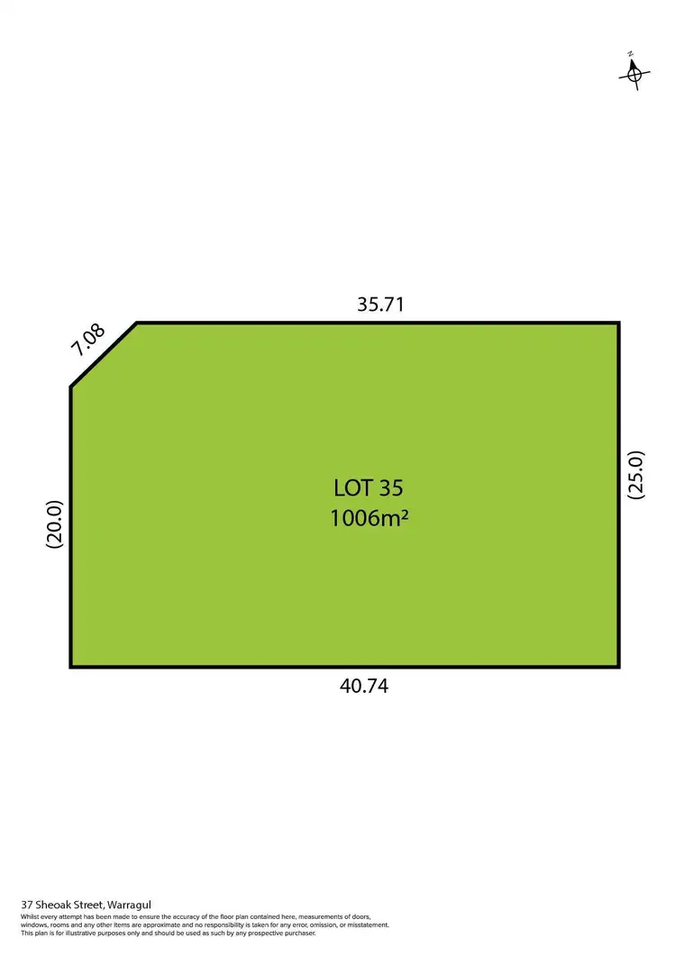 Floorplan of Homely land listing, 37 Sheoak Street, Warragul VIC 3820