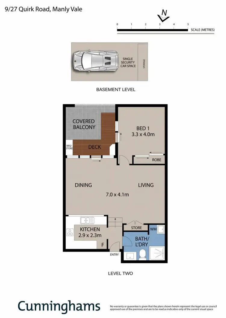 Floorplan of Homely apartment listing, 9/27 Quirk Road, Manly Vale NSW 2093