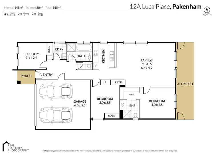 Floorplan of Homely house listing, 12A Luca Place, Pakenham VIC 3810