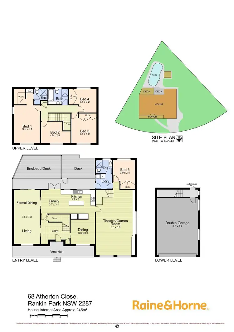Floorplan of Homely house listing, 68 Atherton Close, Rankin Park NSW 2287