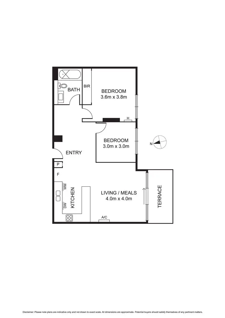 Floorplan of Homely unit listing, 221/1 Lygon Street, Brunswick VIC 3056