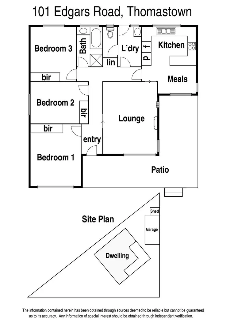 Floorplan of Homely house listing, 101 Edgars Road, Thomastown VIC 3074