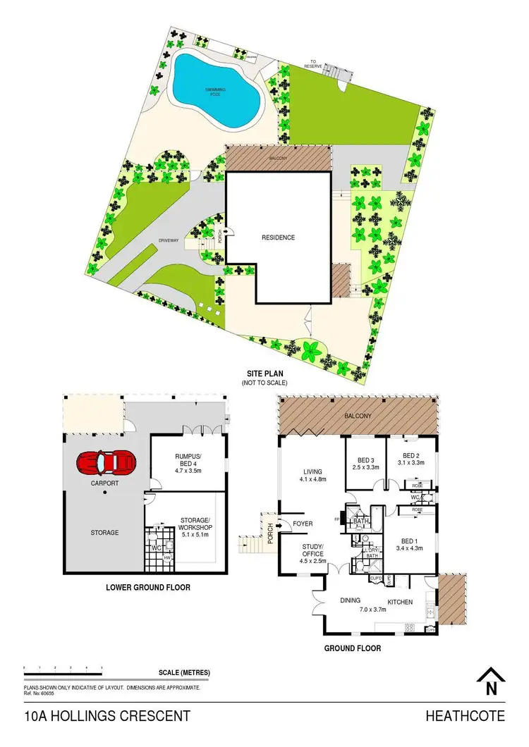 Floorplan of Homely house listing, 10a Hollings Crescent, Heathcote NSW 2233