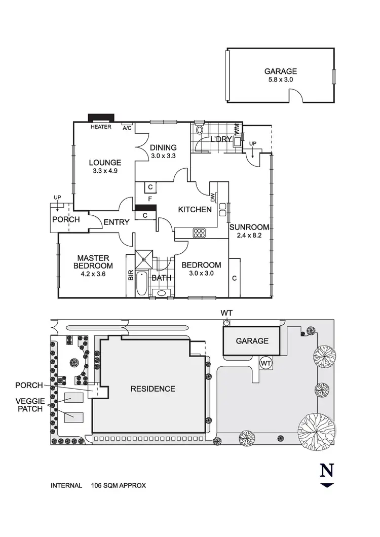 Floorplan of Homely house listing, 21 Bishop Street, Coburg VIC 3058