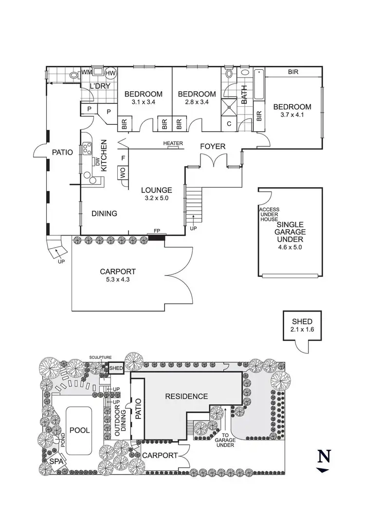 Floorplan of Homely house listing, 2 Helene Street, Bulleen VIC 3105