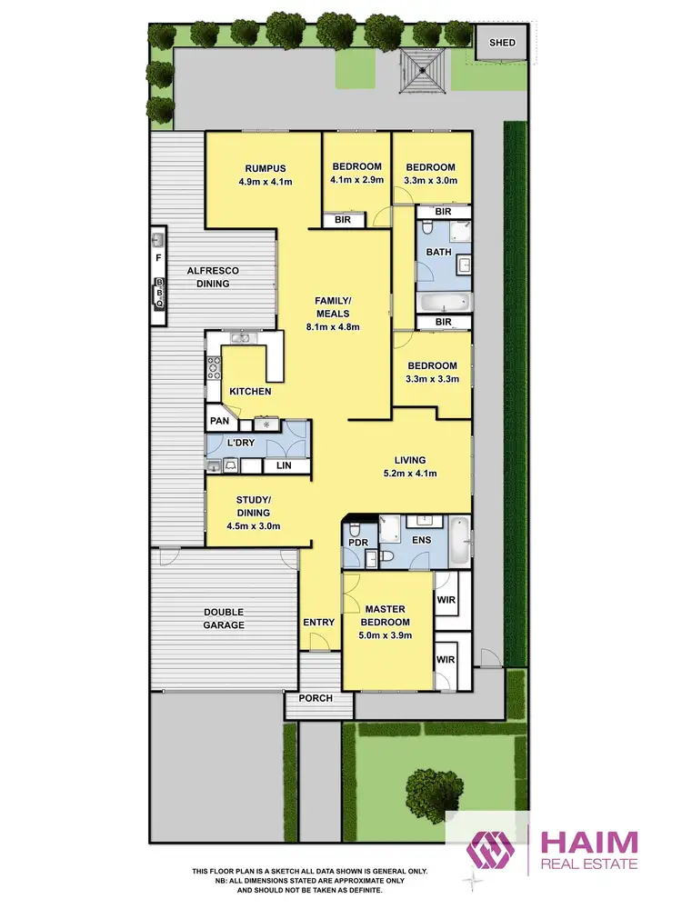 Floorplan of Homely house listing, 39 Worcester Crescent, Bundoora VIC 3083