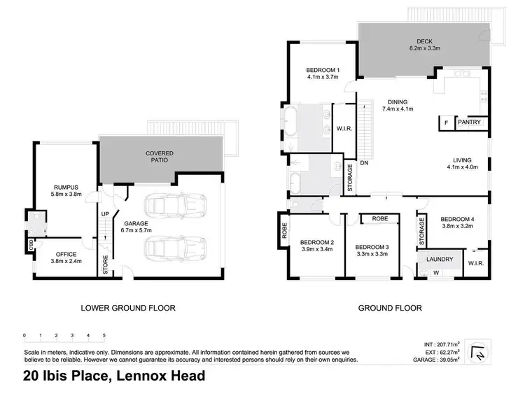 Floorplan of Homely house listing, 20 Ibis Place, Lennox Head NSW 2478