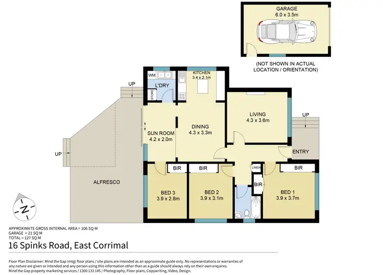 Floorplan of Homely house listing, 16 Spinks Road, East Corrimal NSW 2518