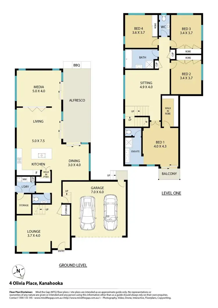 Floorplan of Homely house listing, 4 Olivia Place, Kanahooka NSW 2530