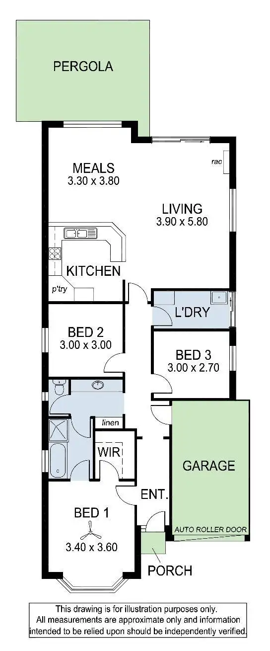 Floorplan of Homely house listing, 5 Zollo Drive, Woodcroft SA 5162