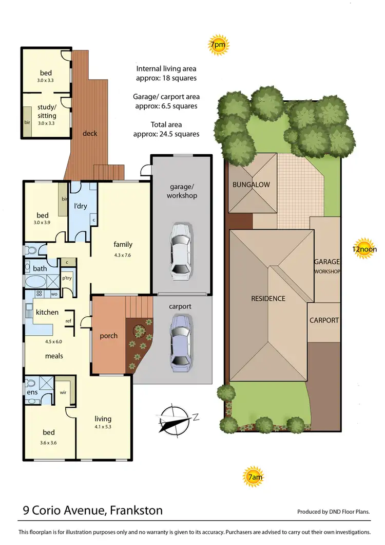 Floorplan of Homely house listing, 9 Corio Avenue, Frankston VIC 3199