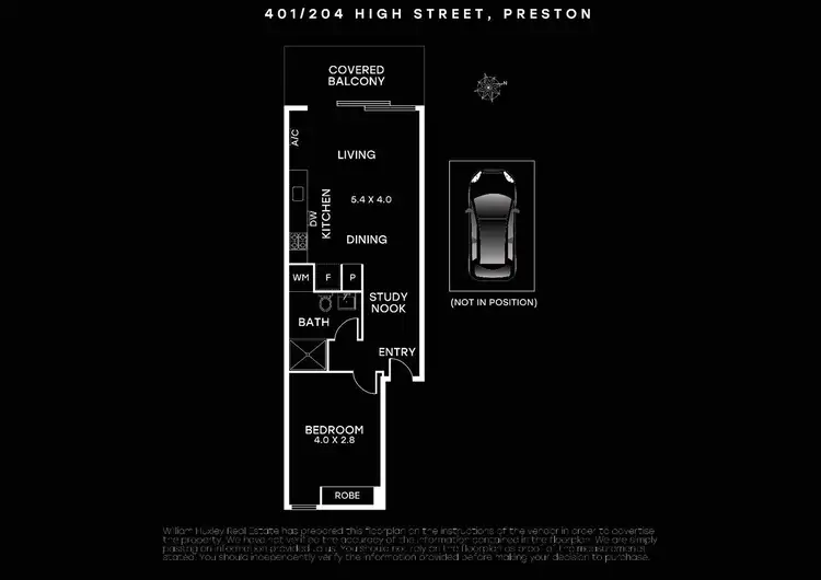 Floorplan of Homely apartment listing, 401/204 High Street, Preston VIC 3072