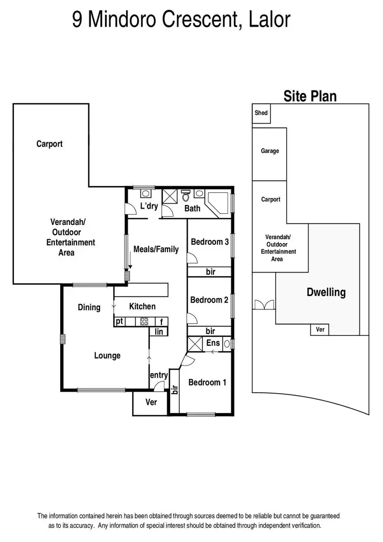 Floorplan of Homely house listing, 9 Mindoro Crescent, Lalor VIC 3075
