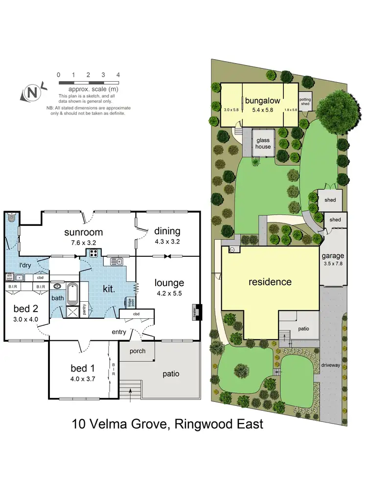 Floorplan of Homely house listing, 10 Velma Grove, Ringwood East VIC 3135