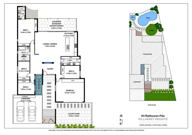 Floorplan of Homely house listing, 84 Rathowen Parade, Killarney Heights NSW 2087