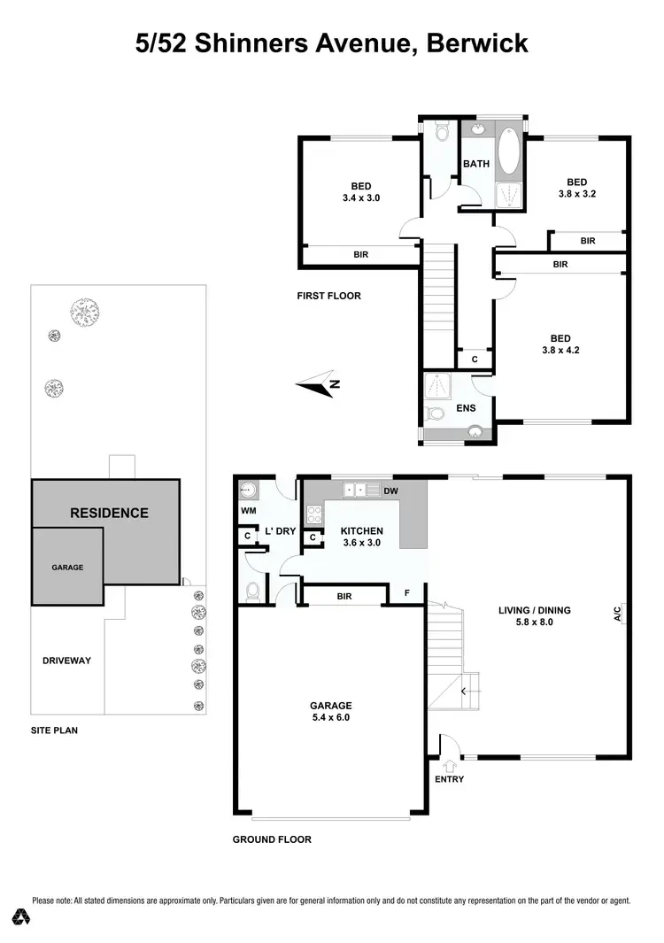 Floorplan of Homely townhouse listing, Address available on request