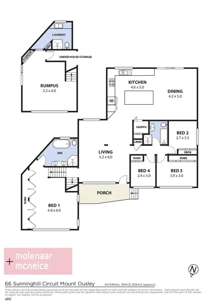 Floorplan of Homely house listing, 66 Sunninghill Circuit, Mount Ousley NSW 2519