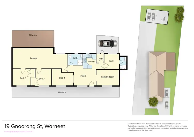 Floorplan of Homely house listing, 19 Gnoorong Street, Warneet VIC 3980