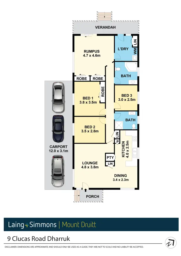 Floorplan of Homely house listing, 9 Clucas Road, Dharruk NSW 2770