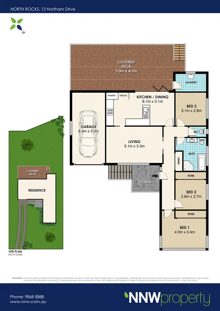 Floorplan of Homely house listing, 13 Northam Drive, North Rocks NSW 2151