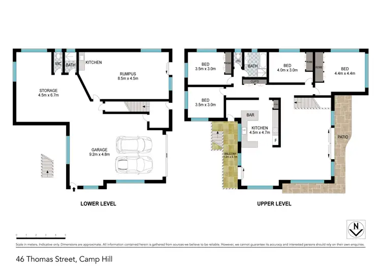 Floorplan of Homely house listing, 46 Thomas Street, Camp Hill QLD 4152