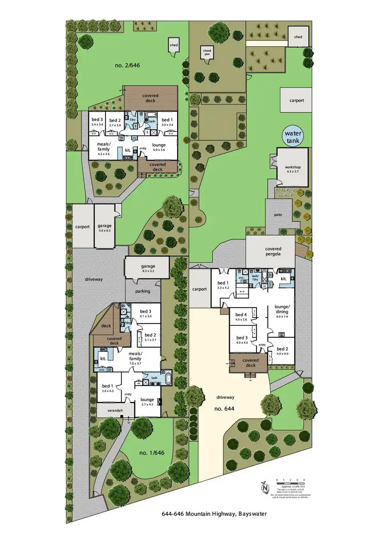 Floorplan of Homely house listing, 644-646 Mountain Highway, Bayswater VIC 3153