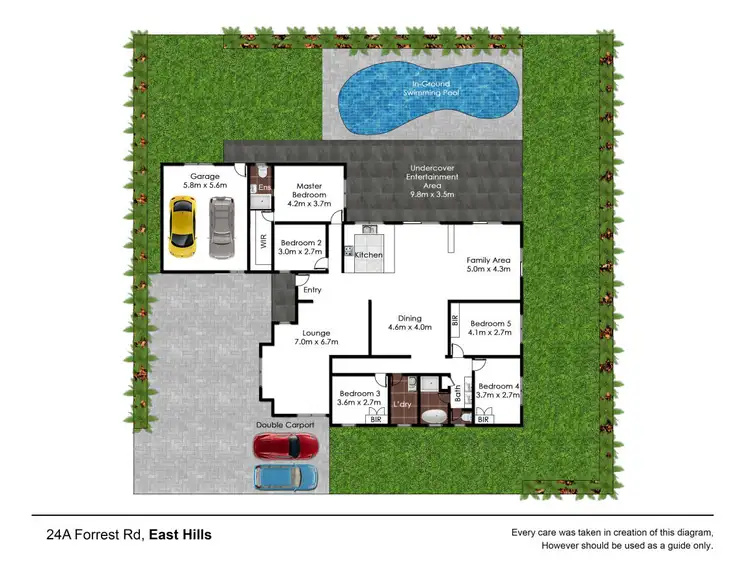 Floorplan of Homely house listing, 24A Forrest Road, East Hills NSW 2213