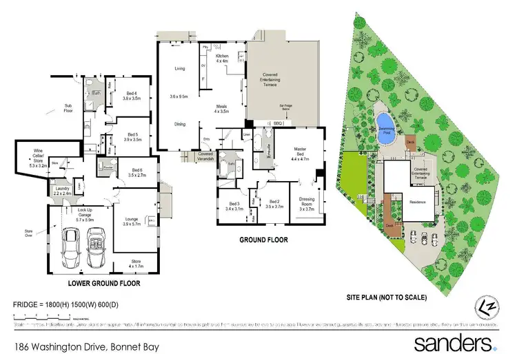 Floorplan of Homely house listing, 186 Washington Drive, Bonnet Bay NSW 2226