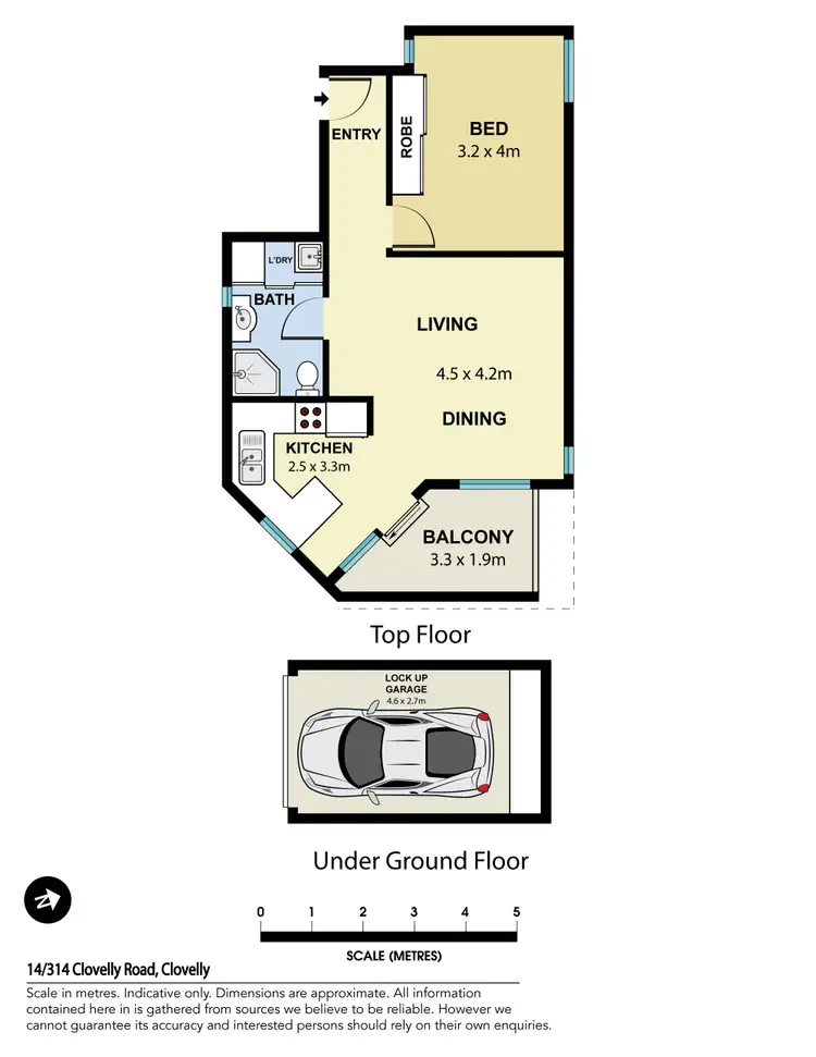 Floorplan of Homely apartment listing, 14/314 Clovelly Road, Clovelly NSW 2031