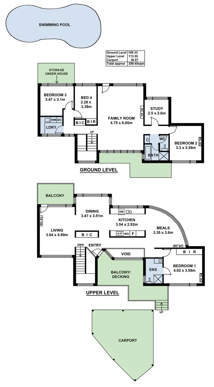 Floorplan of Homely house listing, 8 Parkers Road, Torrens Park SA 5062