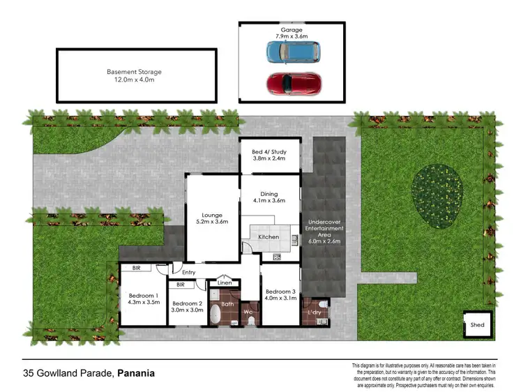Floorplan of Homely house listing, 35 Gowlland Parade, Panania NSW 2213