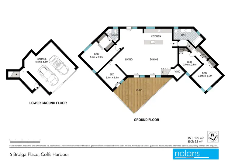 Floorplan of Homely house listing, 6 Brolga Place, Coffs Harbour NSW 2450