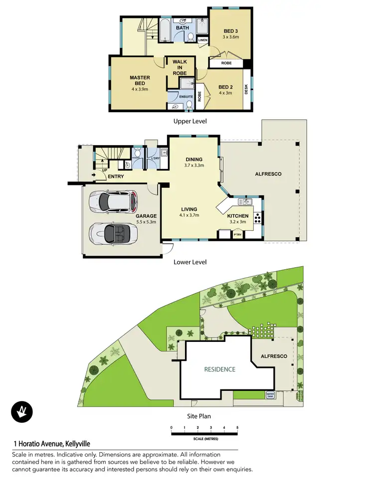 Floorplan of Homely house listing, 1 Horatio Avenue, Kellyville NSW 2155
