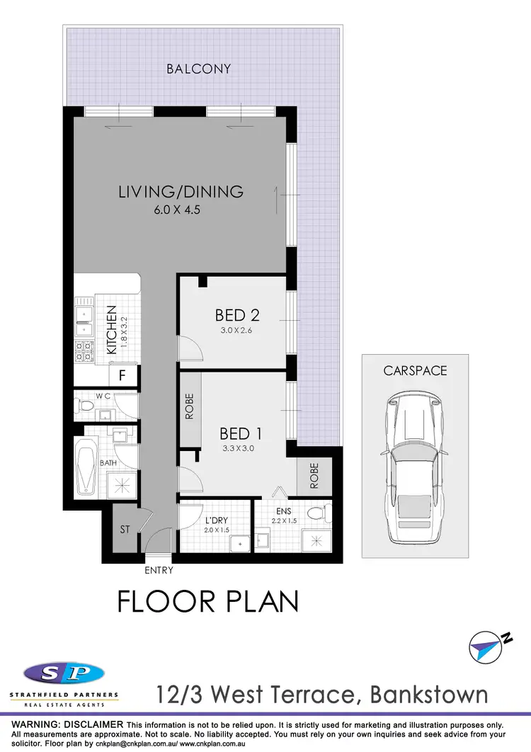 Floorplan of Homely apartment listing, 12/3 West Terrace, Bankstown NSW 2200