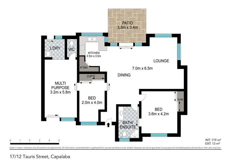 Floorplan of Homely villa listing, 17/12 Tauris Road, Capalaba QLD 4157