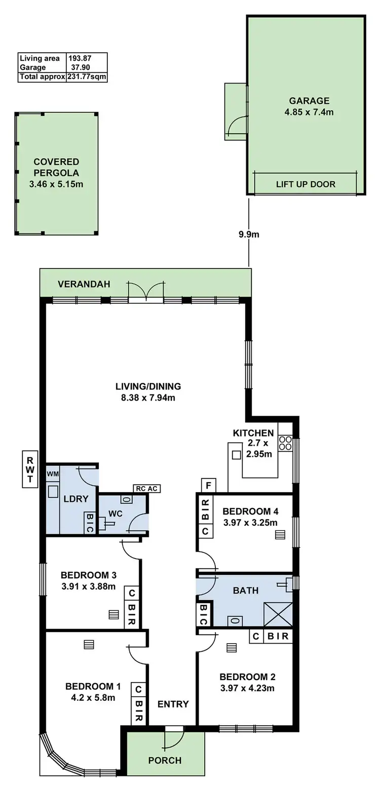 Floorplan of Homely house listing, 11 Christie Avenue, Toorak Gardens SA 5065