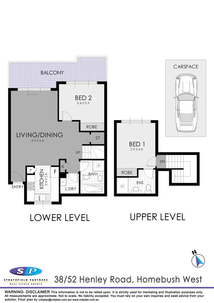 Floorplan of Homely apartment listing, 38/52 Henley Road, Homebush West NSW 2140