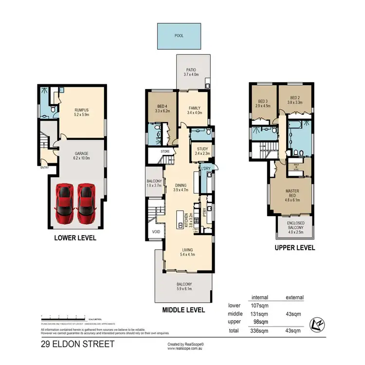 Floorplan of Homely house listing, 29 Eldon Street, Indooroopilly QLD 4068