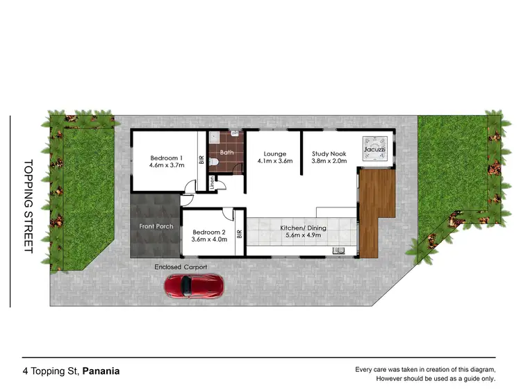 Floorplan of Homely house listing, 4 Topping Street, Panania NSW 2213